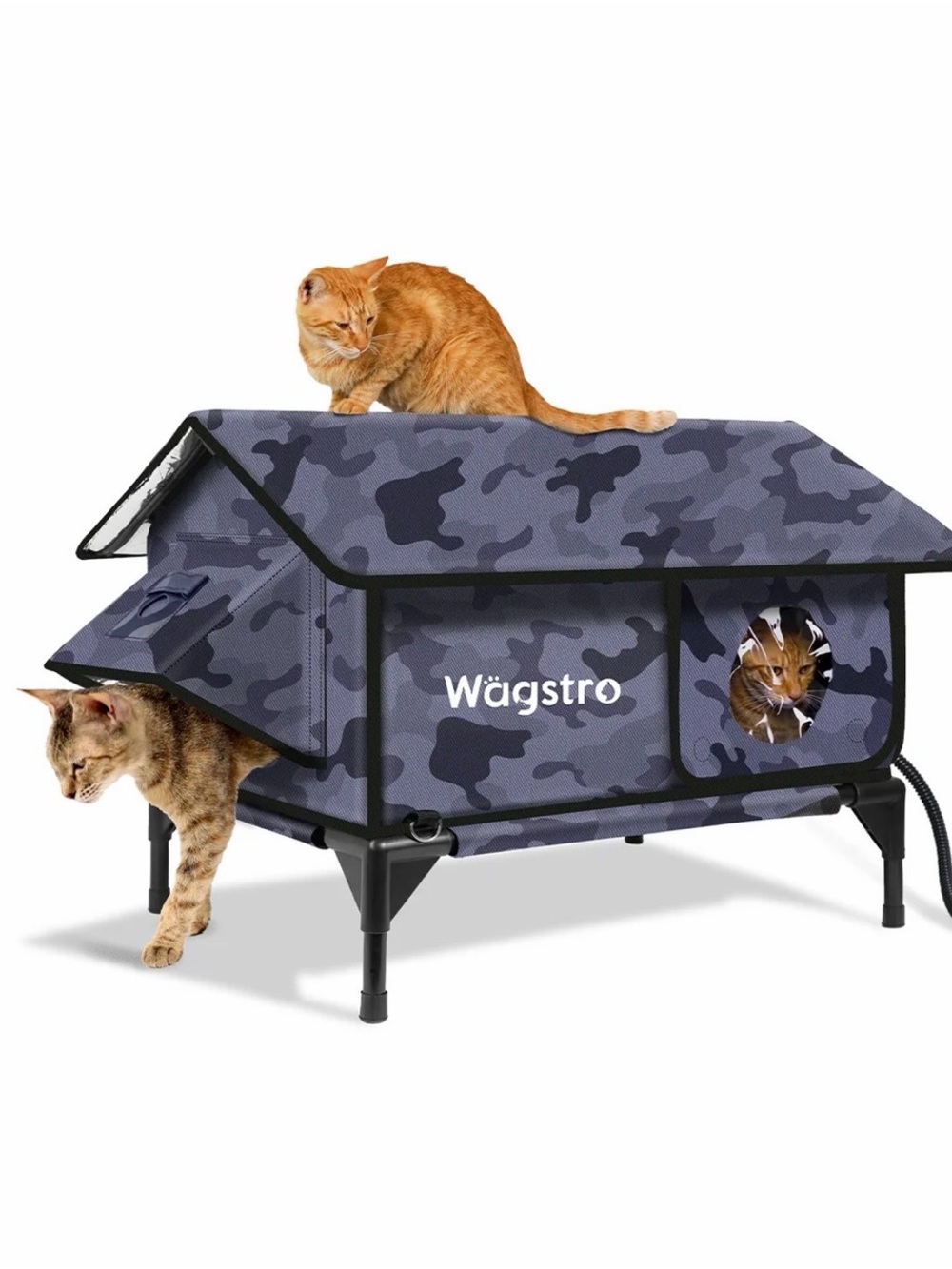 Outdoor elevated heated cat house Wagstro. NWT Large